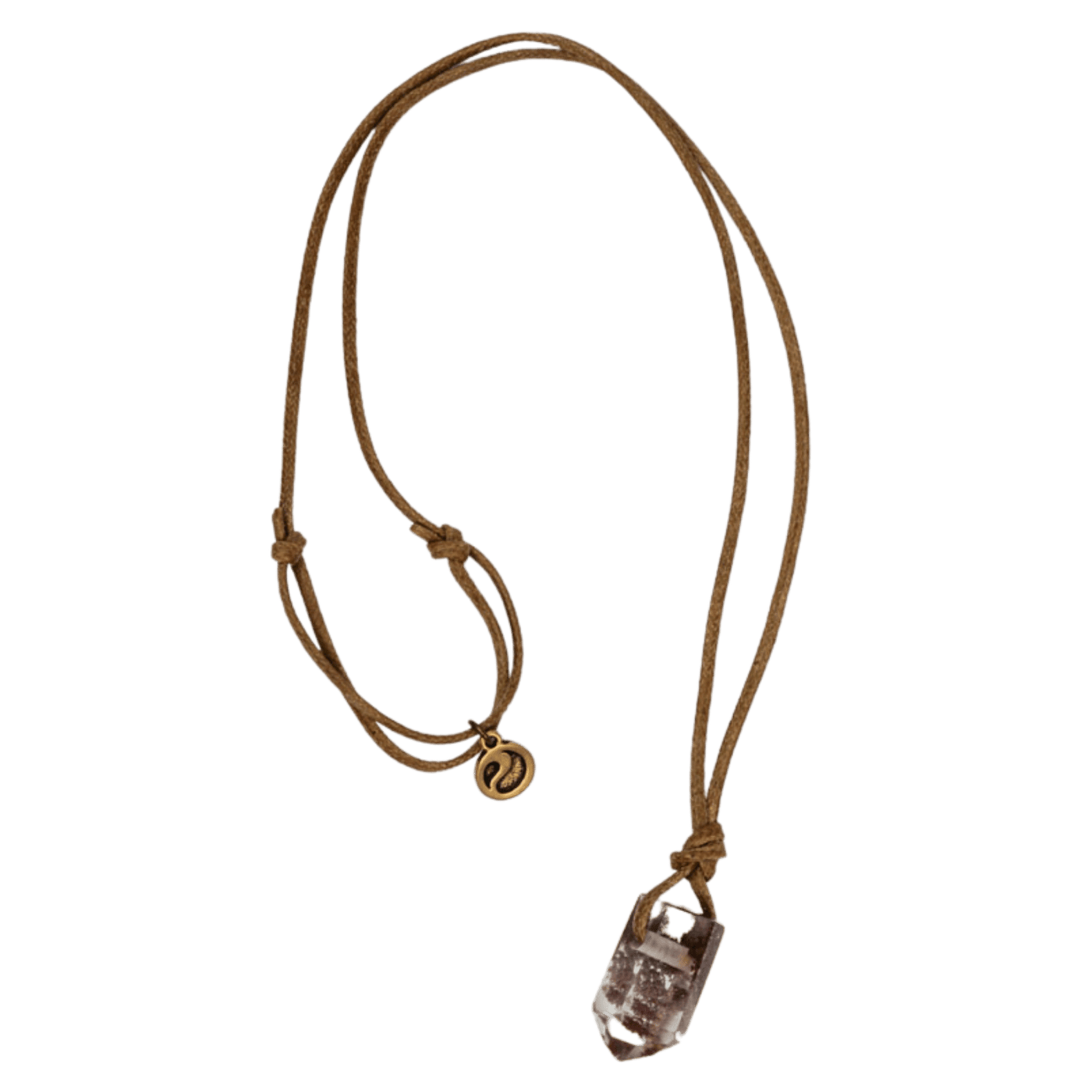 Included Quartz Pendant Adjustable Necklace