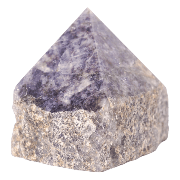 Iolite Half-Polished Point