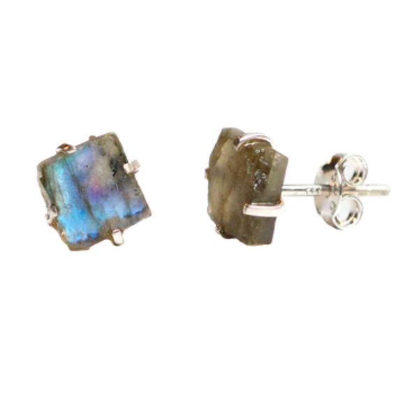Labradorite Crystal Earrings