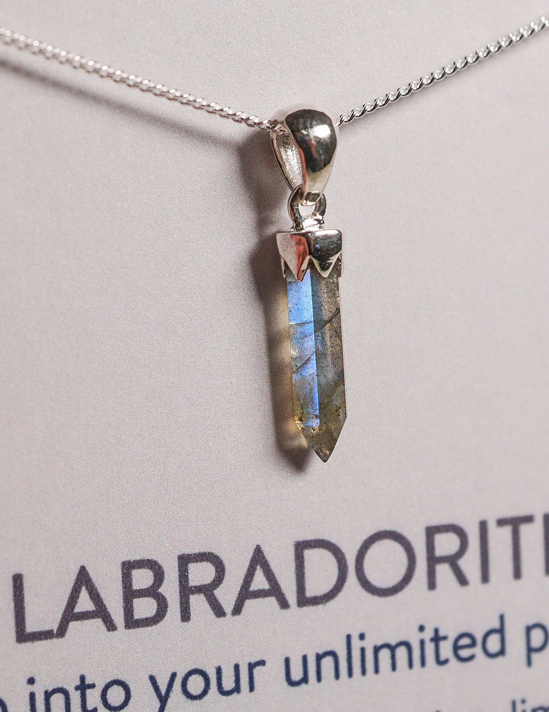 Labradorite CRYSTAL365 Necklace - Labradorite Necklace