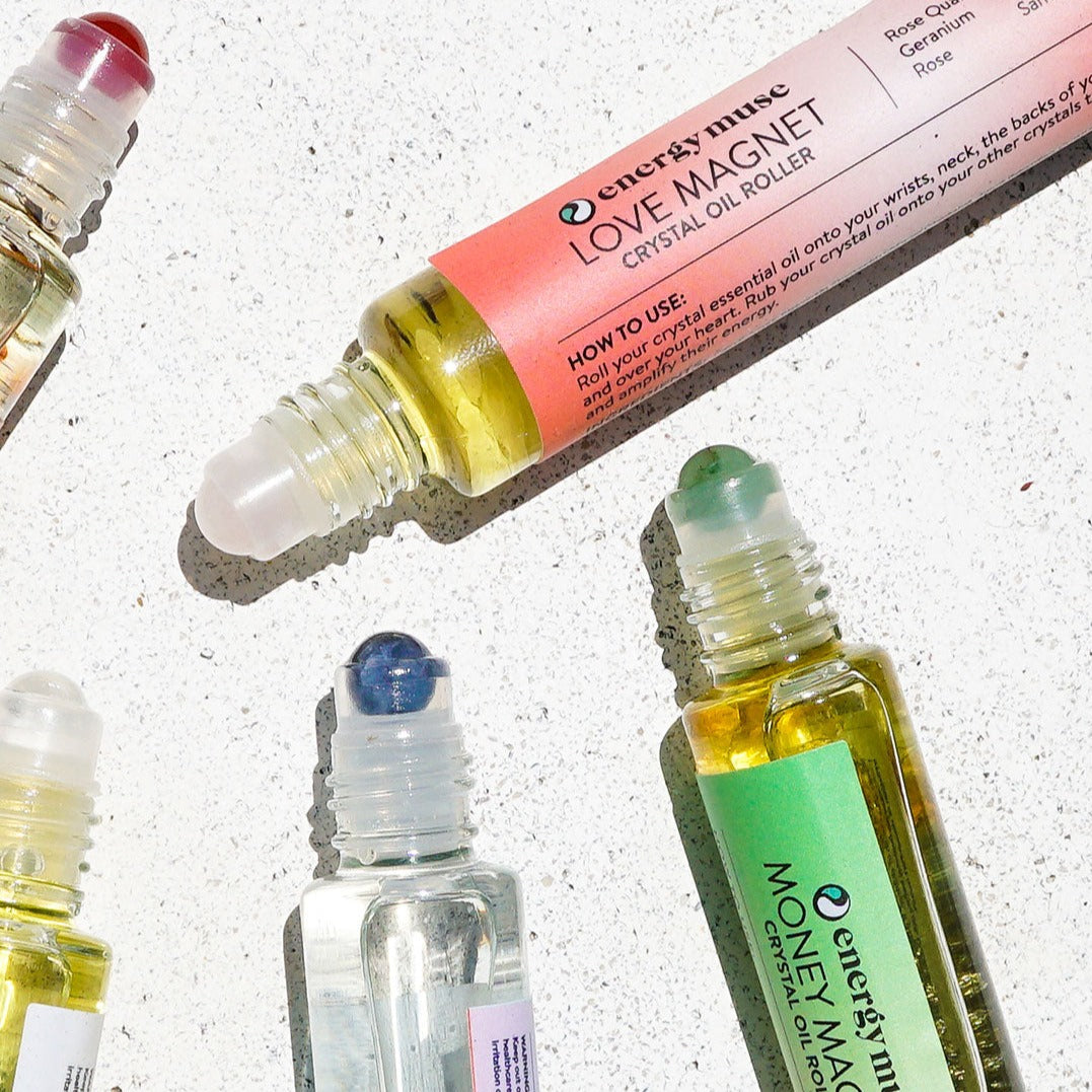 Love Magnet Crystal Oil Roller