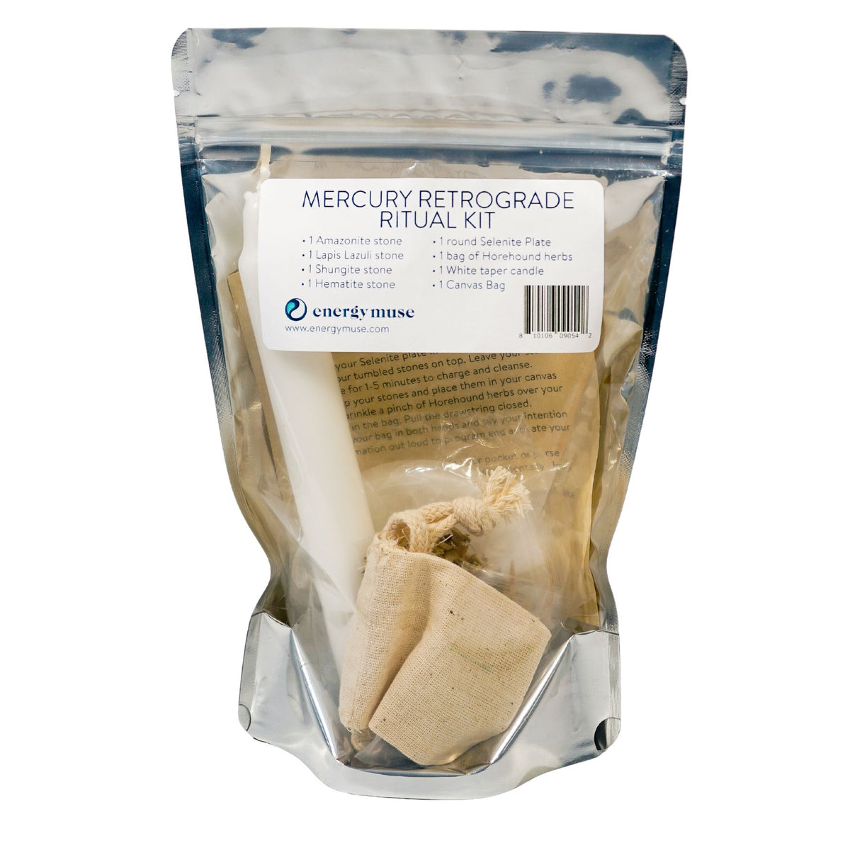 Mercury Retrograde Ritual Kit by Energy Muse in its packaging