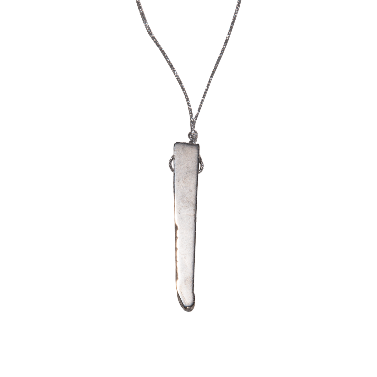 Silver-Plated Agate Necklace