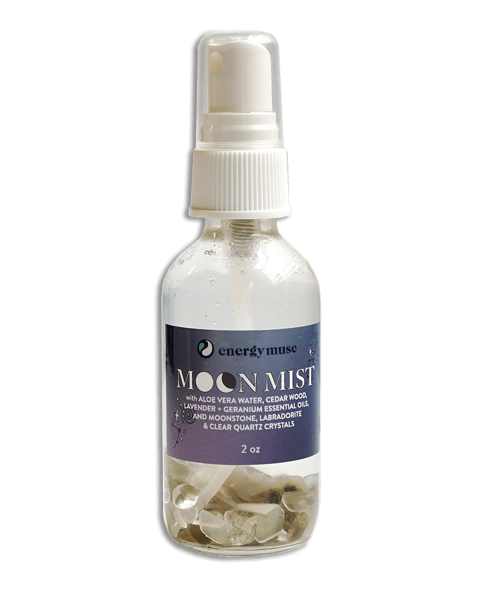Moon Mist Spray with Labradorite, Moonstone and Clear Quartz