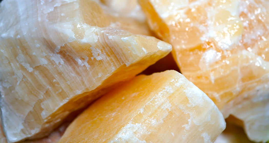 Orange Calcite Crystals - Energy Muse