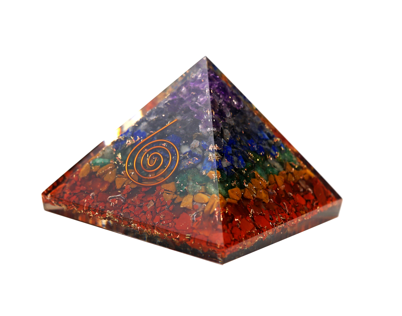 Orogonite Chakra Pyramid