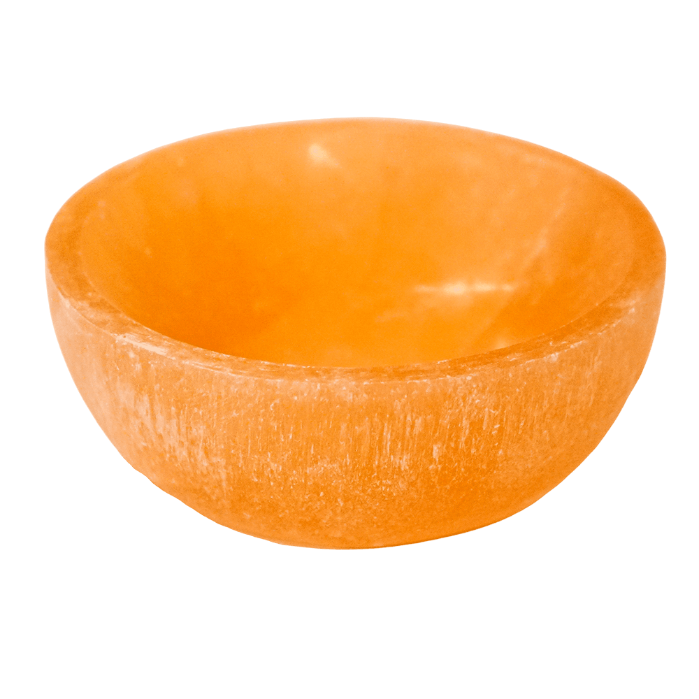Peach Selenite Charging Bowl