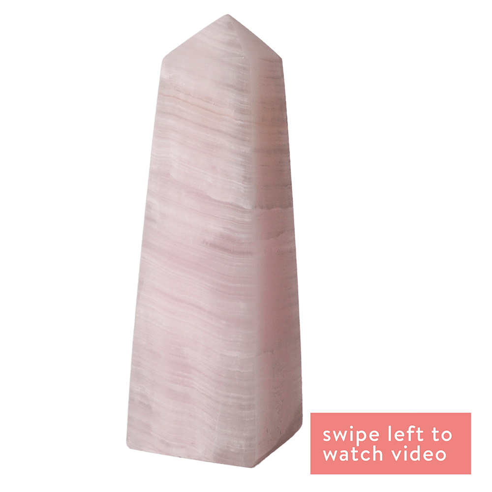 Pink Calcite Point | Shop Crystal Points at Energy Muse