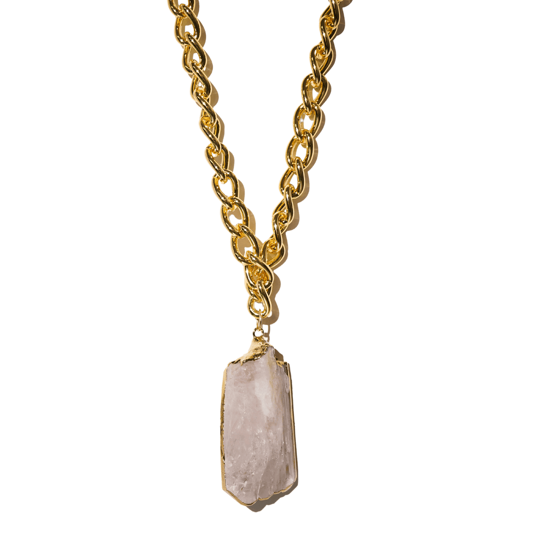 Pink Danburite Pendant Necklace Shop genuine Danburite at Energy Muse