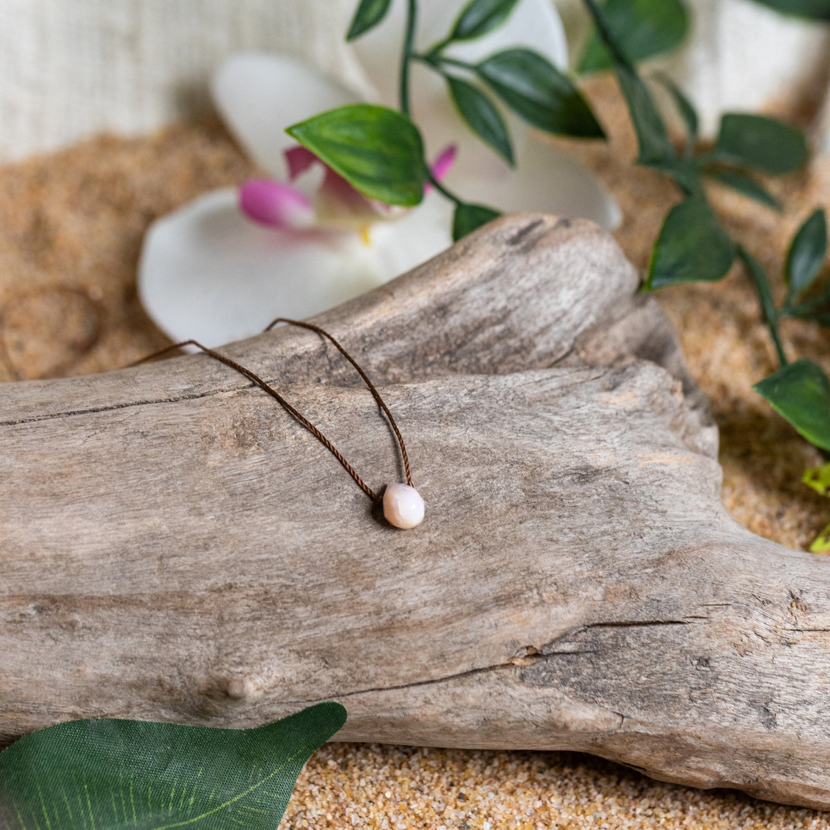 Moody Maven Necklace - Pink Opal Necklace - Energy Muse