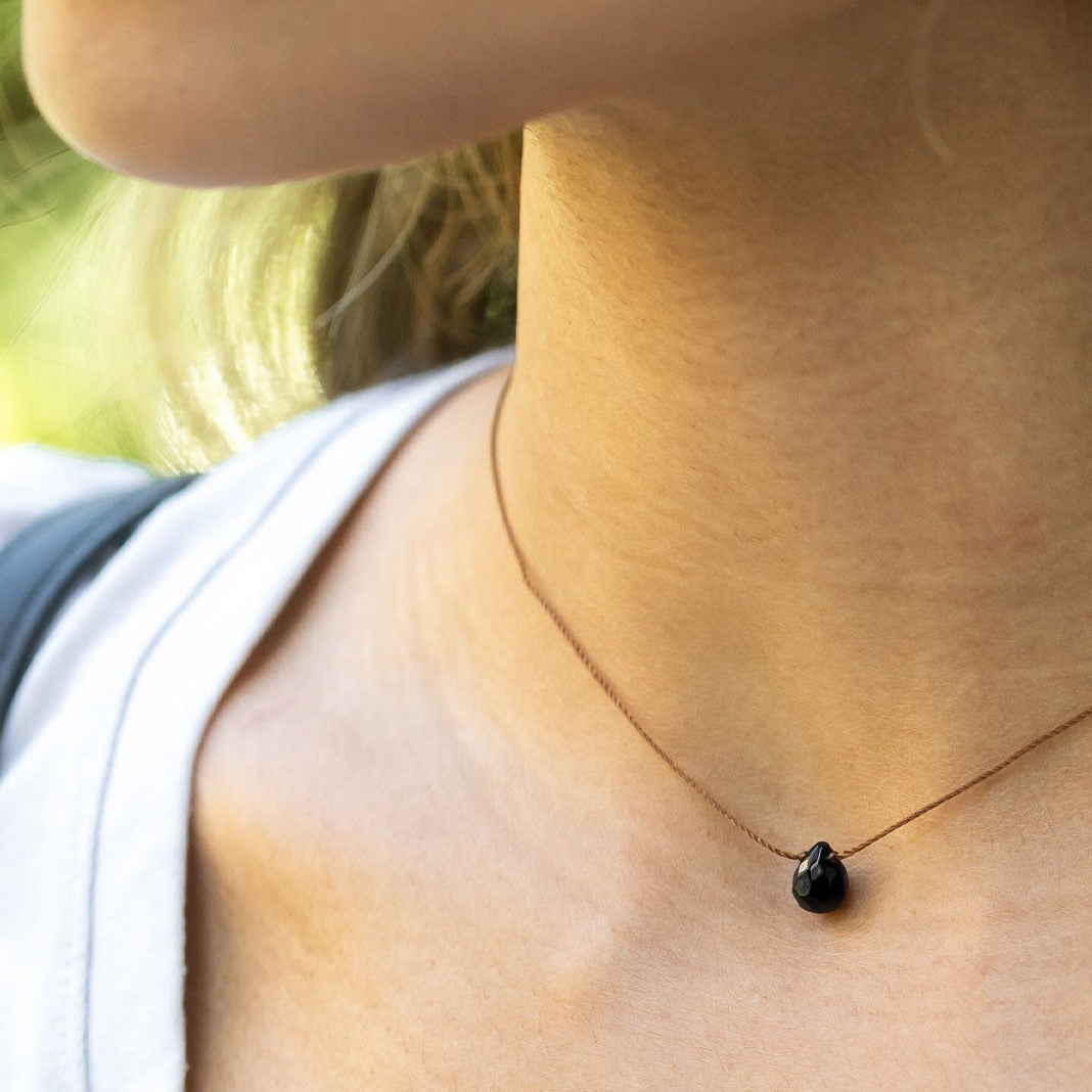 Powerfully Protected Necklace | Black Obsidian Necklace – Energy Muse