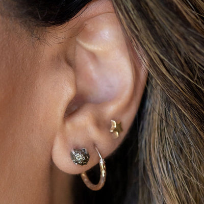 Pyrite Crystal Earrings