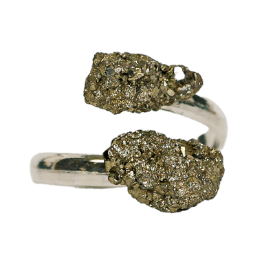 Pyrite Adjustable Ring
