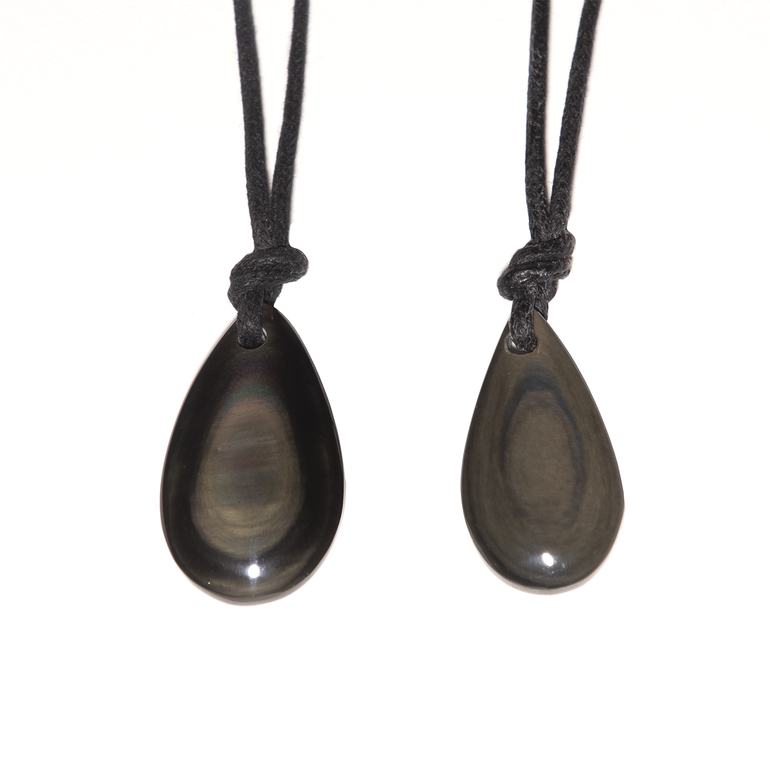 Rainbow obsidian necklace Clearance