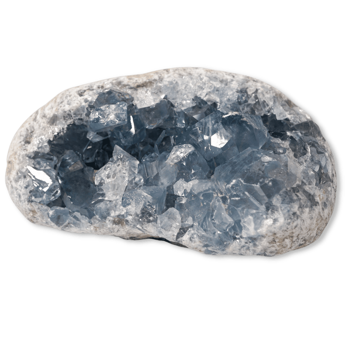 One-of-a-Kind Celestite Freeform Crystal • A