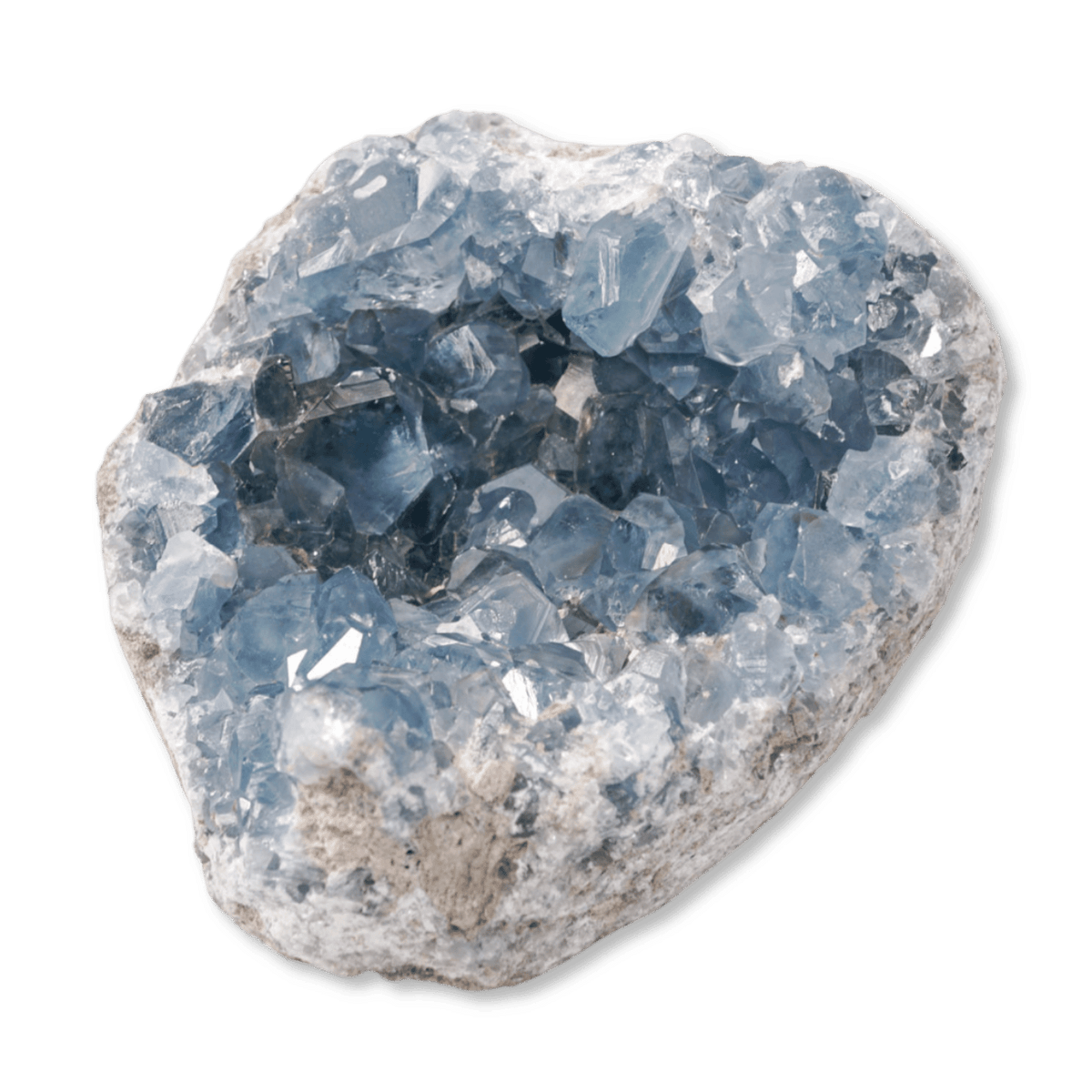 One-of-a-Kind Celestite Freeform Crystal • C