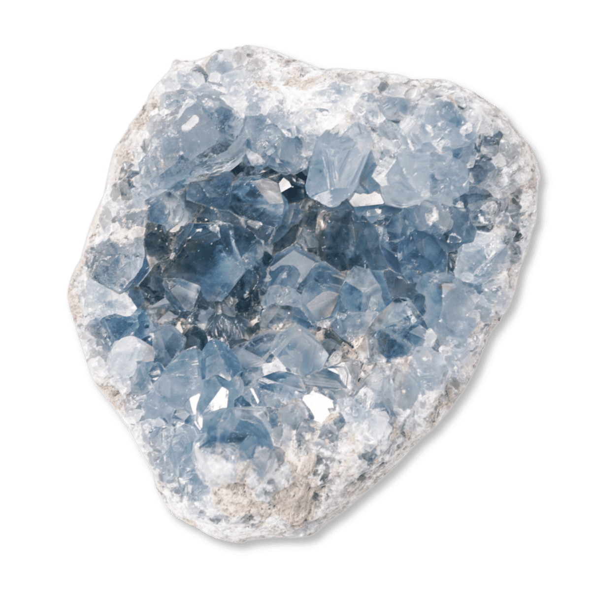 One-of-a-Kind Celestite Freeform Crystal • C