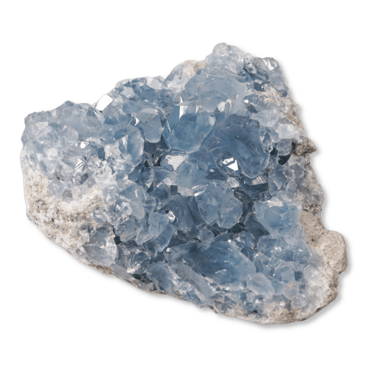 One-of-a-Kind Celestite Freeform Crystal • D