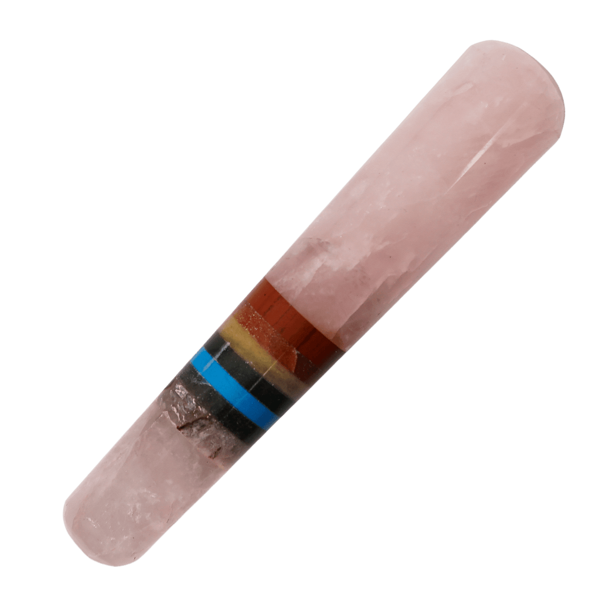 Rose Quartz Chakra Crystal Wand