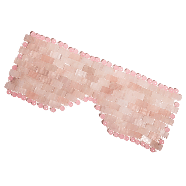 Rose Quartz Crystal Eye Mask
