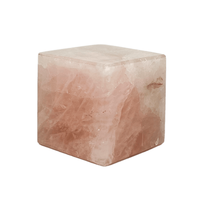 Rose Quartz Crystal Cube
