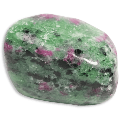 Genuine Ruby Zoisite polished smooth tumbled stone by Energy Muse