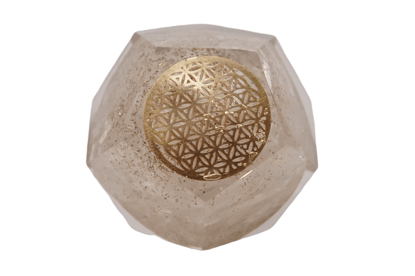 Selenite Orgone Dodecahedron