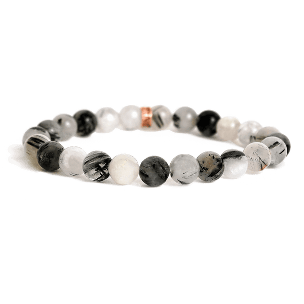 Tourmalinated Quartz Bracelet - Negativity Blocking Bracelet