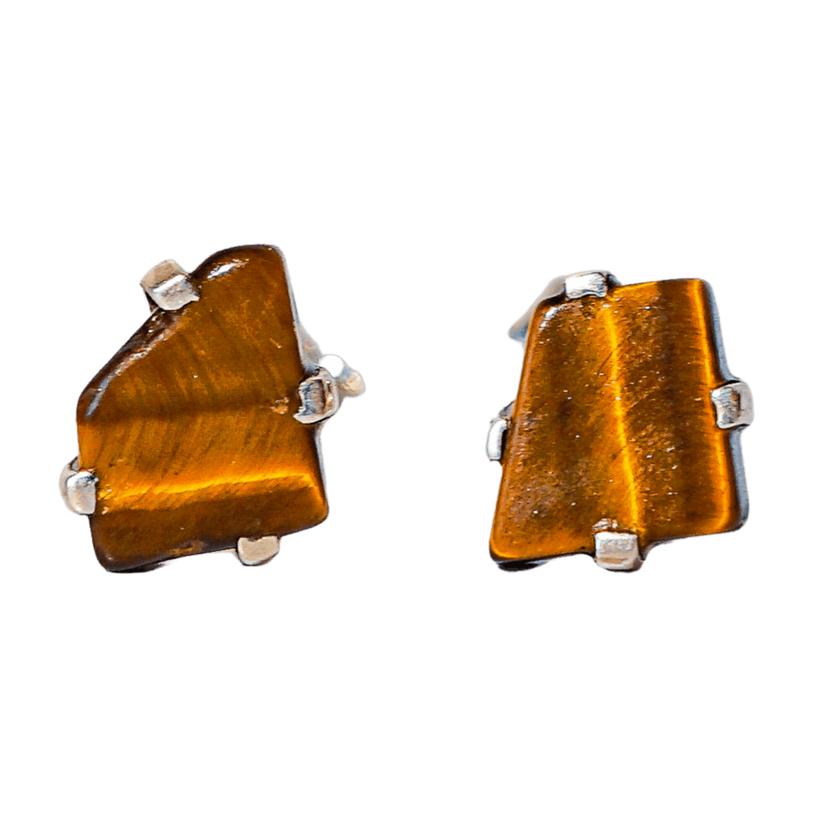 Tiger's Eye Crystal Earrings