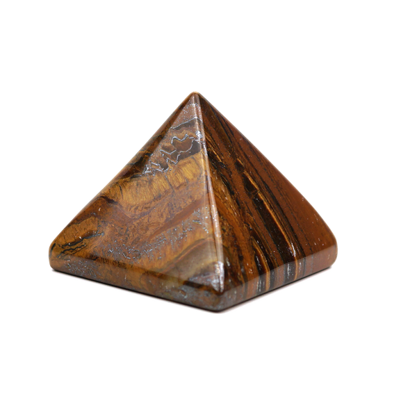 Tiger's Eye Pyramid