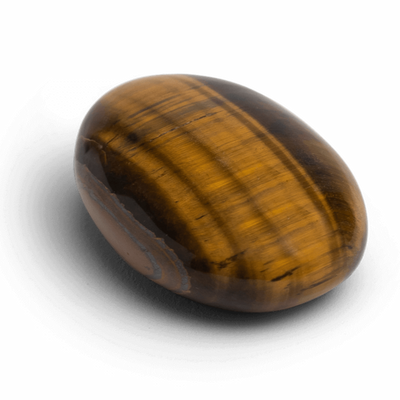 Tiger's Eye Touchstone - Palm Stones - Energy Muse